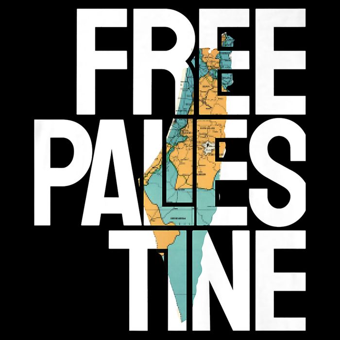 Free Palestine I Stand With Palestine Cropped Pullover Crew