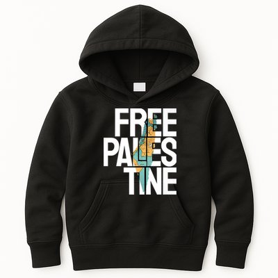 Free Palestine I Stand With Palestine Kids Hoodie