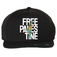 Free Palestine I Stand With Palestine Wool Snapback Cap