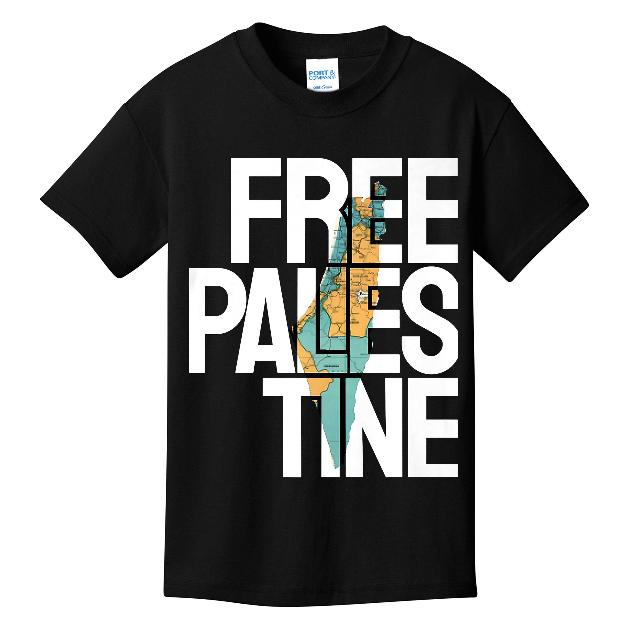 Free Palestine I Stand With Palestine Kids T-Shirt