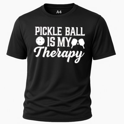 Funny Pickleball Is My Therapy Pickleball Player Humor Performance Shirt