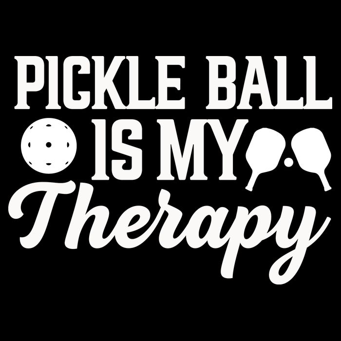 Funny Pickleball Is My Therapy Pickleball Player Humor Sustainable Bucket Hat