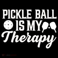Funny Pickleball Is My Therapy Pickleball Player Humor 16 in Basic Backpack