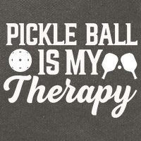 Funny Pickleball Is My Therapy Pickleball Player Humor Cotton Canvas Backpack