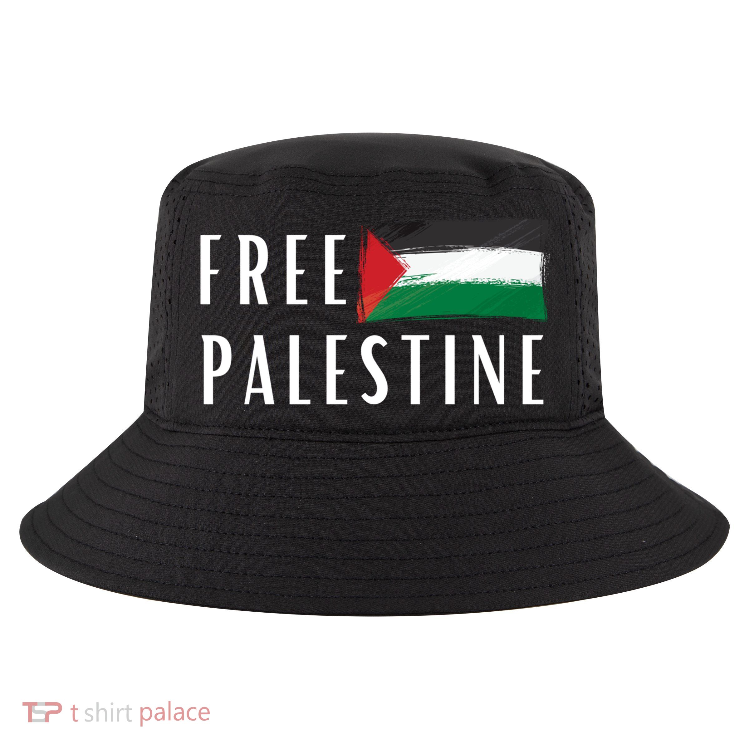 Free Palestine I Support Palestine Freedom Flag Free Gaza Cool Gift Cool Comfort Performance Bucket Hat