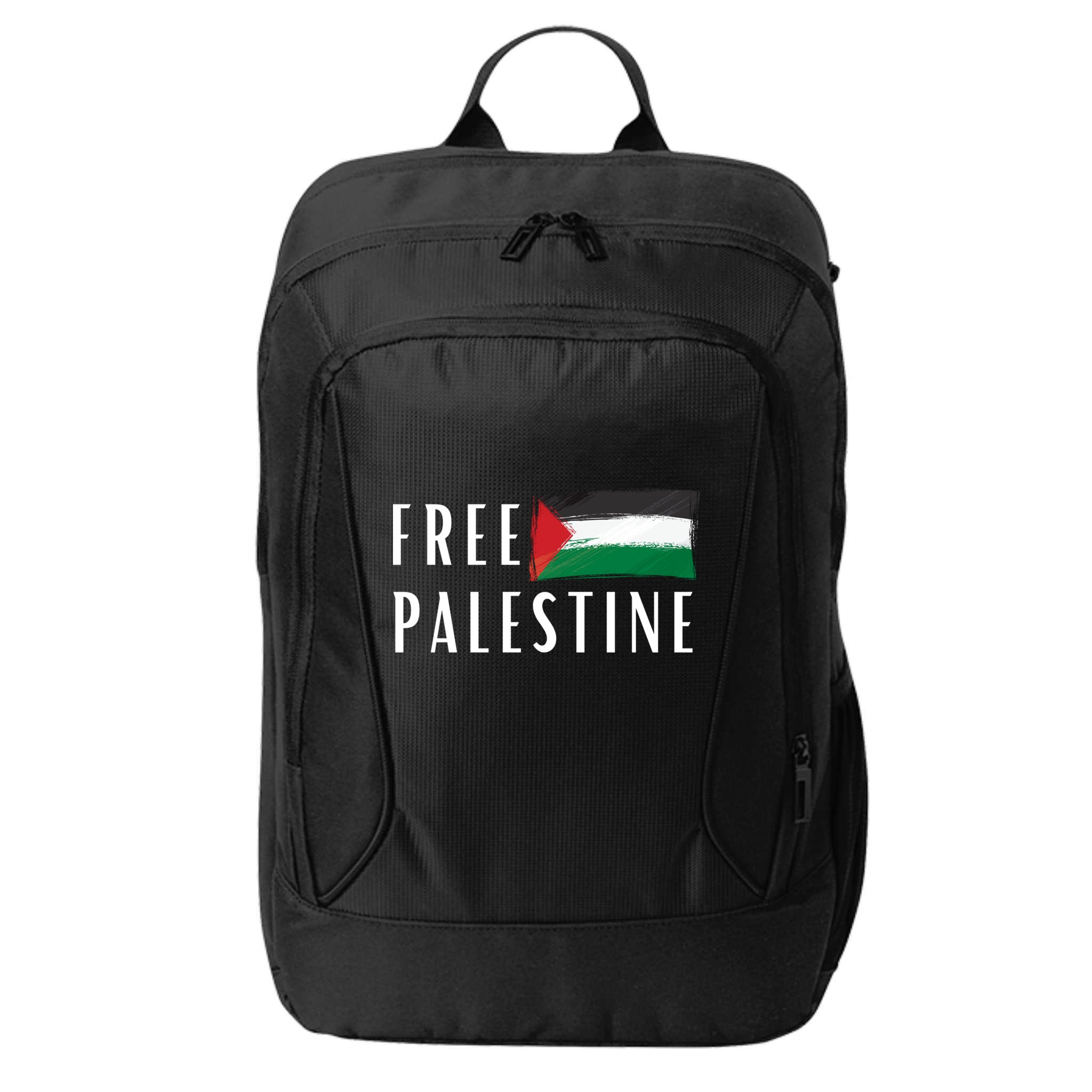 Free Palestine I Support Palestine Freedom Flag Free Gaza Cool Gift City Backpack
