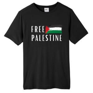 Free Palestine I Support Palestine Freedom Flag Free Gaza Cool Gift Tall Fusion ChromaSoft Performance T-Shirt