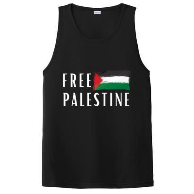 Free Palestine I Support Palestine Freedom Flag Free Gaza Cool Gift PosiCharge Competitor Tank