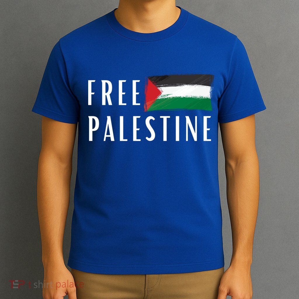 Free Palestine I Support Palestine Freedom Flag Free Gaza Cool Gift T-Shirt