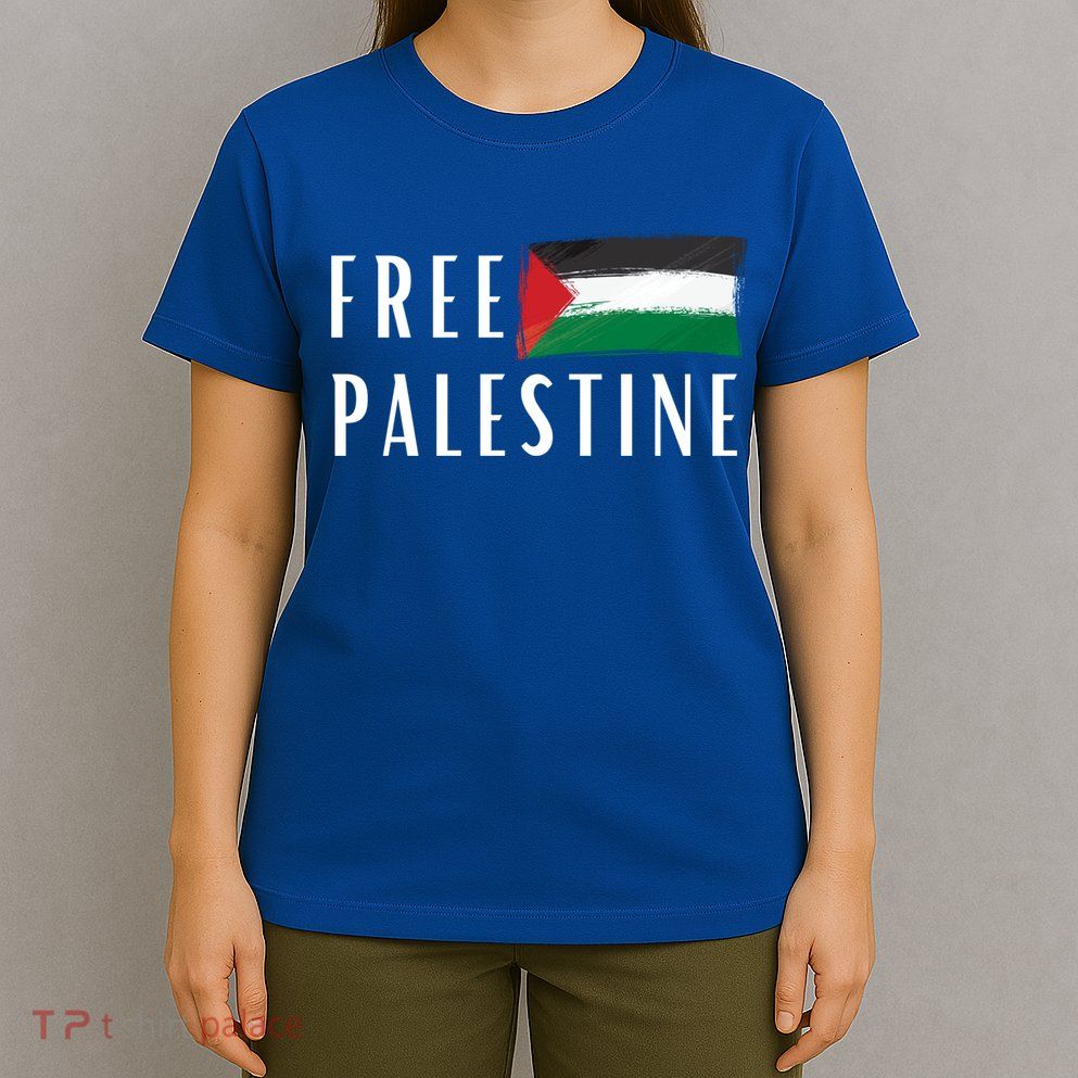 Free Palestine I Support Palestine Freedom Flag Free Gaza Cool Gift T-Shirt