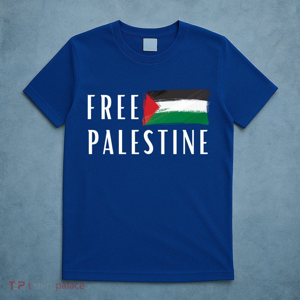 Free Palestine I Support Palestine Freedom Flag Free Gaza Cool Gift T-Shirt