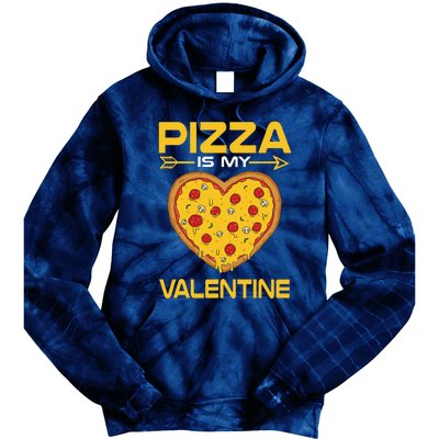 Funny Pizza Is My Valentine Day Gifts VDay Tie Dye Hoodie