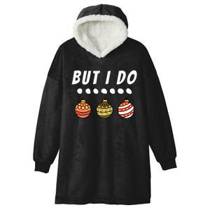 Family Party I Do Matching Christmas Outfits Ornaments Hooded Wearable Blanket