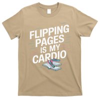 Flipping Pages Is My Cardio Funny Reader Reading Book T-Shirt