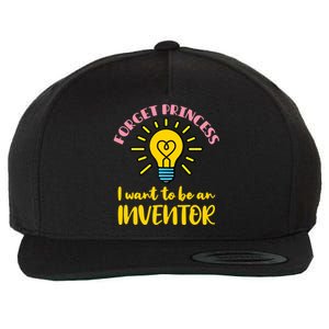 Forget Princess I Want To Be An Inventor Cute Gift Wool Snapback Cap