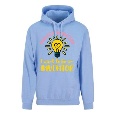 Forget Princess I Want To Be An Inventor Cute Gift Unisex Surf Hoodie