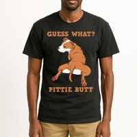 Funny Pitbull I Guess What Pittie Butt I Dog Lover Pitbull Tall T-Shirt