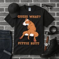 Funny Pitbull I Guess What Pittie Butt I Dog Lover Pitbull Tall T-Shirt