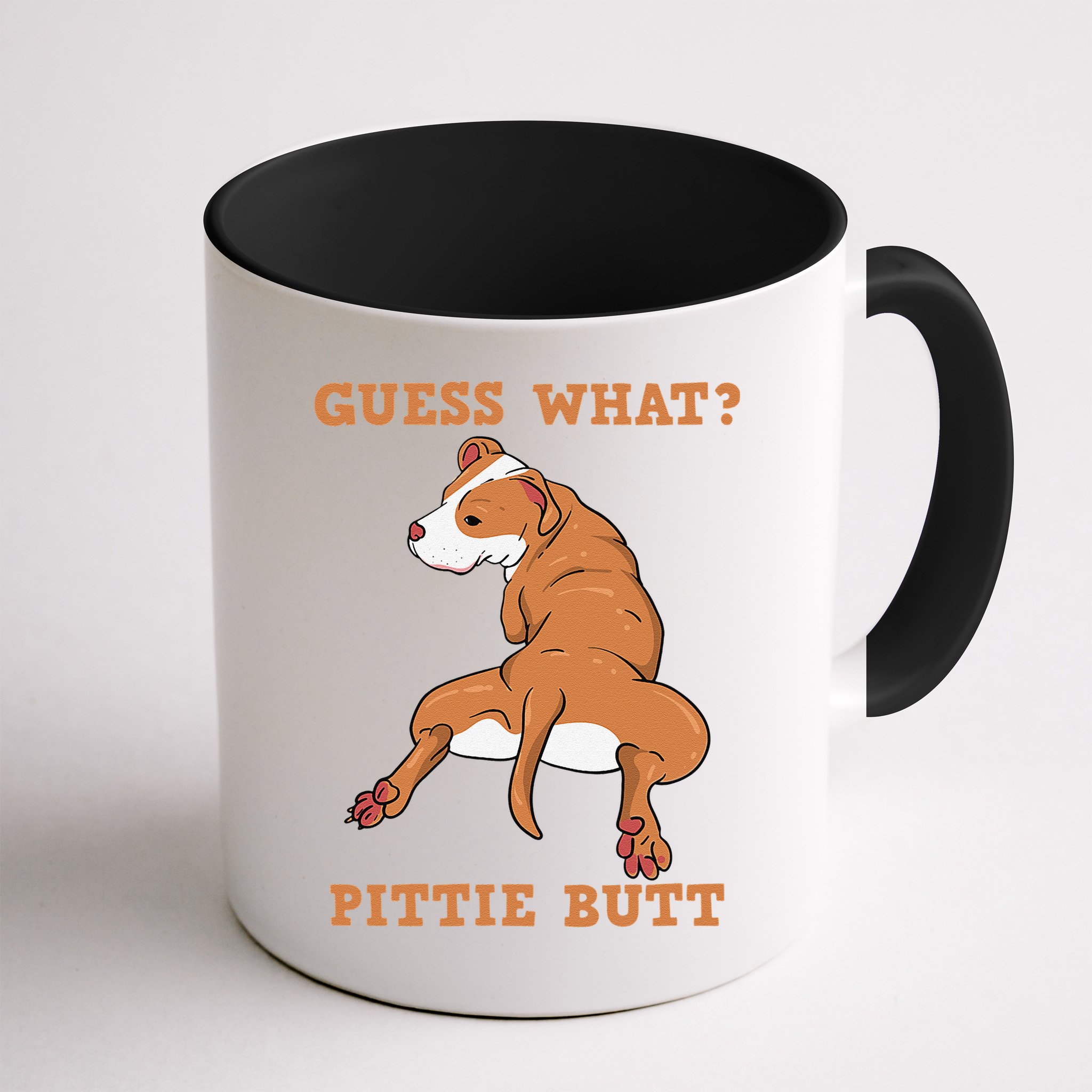 Funny Pitbull I Guess What Pittie Butt I Dog Lover Pitbull Mug