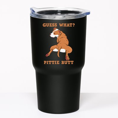 Funny Pitbull I Guess What Pittie Butt I Dog Lover Pitbull Tumbler