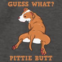 Funny Pitbull I Guess What Pittie Butt I Dog Lover Pitbull Vector Backpack