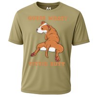 Funny Pitbull I Guess What Pittie Butt I Dog Lover Pitbull Cooling Performance Crew T-Shirt
