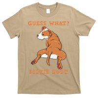 Funny Pitbull I Guess What Pittie Butt I Dog Lover Pitbull T-Shirt