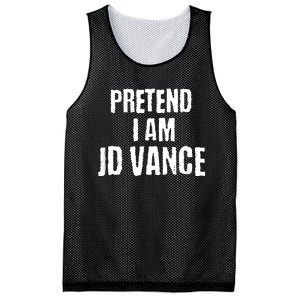 Funny Pretend I Am Jd Vance Political Costume Mesh Reversible Basketball Jersey Tank