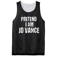 Funny Pretend I Am Jd Vance Political Costume Mesh Reversible Basketball Jersey Tank