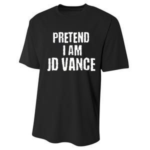 Funny Pretend I Am Jd Vance Political Costume Performance Sprint T-Shirt