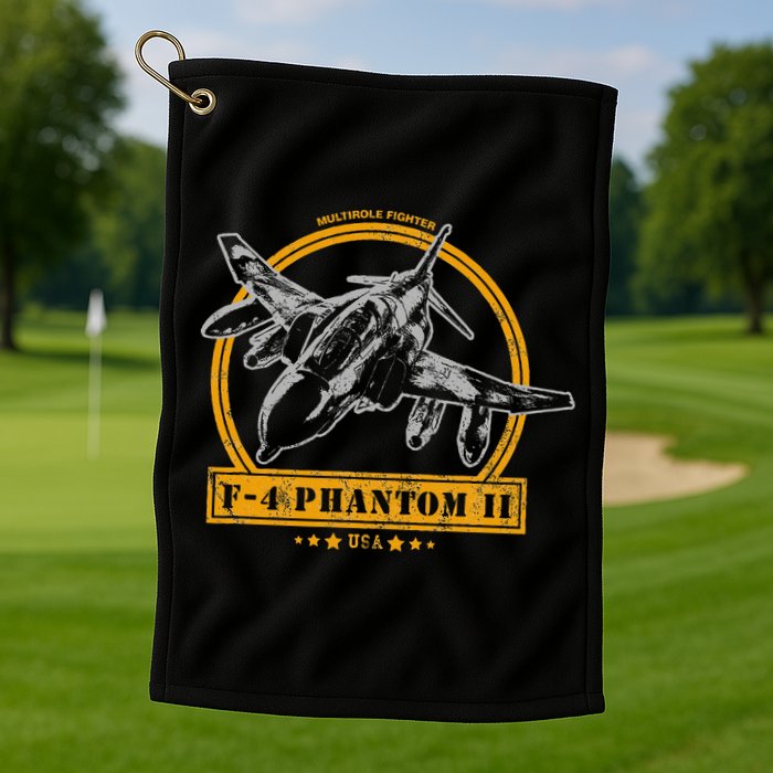 F4 Phantom Ii Golf Towel