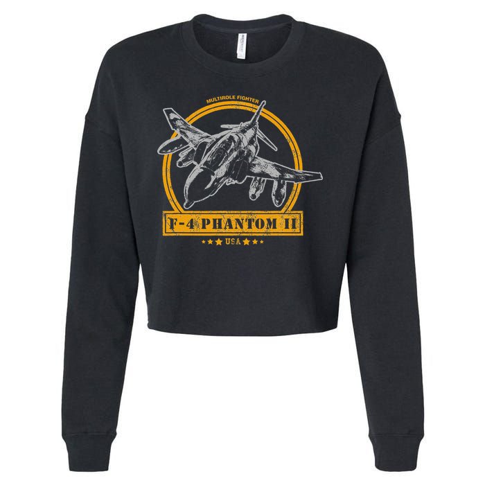 F4 Phantom Ii Cropped Pullover Crew