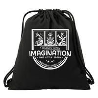 Figment Painting, Imagination Journey, Little Spark, Ride Drawstring Bag