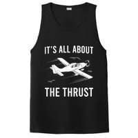 Funny Pilot It's All About The Thrust Airplane Pilot PosiCharge Competitor Tank