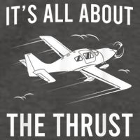 Funny Pilot It's All About The Thrust Airplane Pilot Vector Backpack
