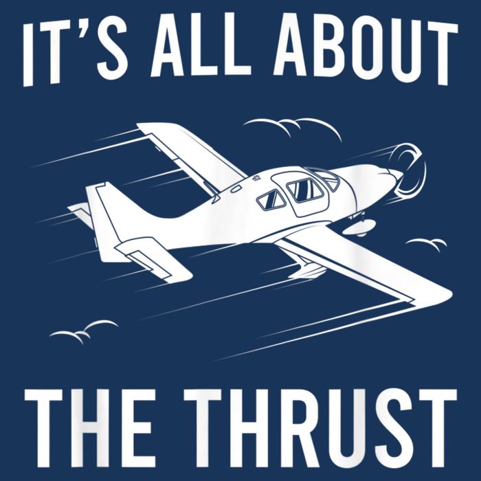 Funny Pilot It's All About The Thrust Airplane Pilot Infant Baby Jersey Bodysuit