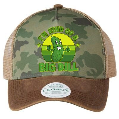 Funny Pickle I'm Kind Of A Big Dill Legacy Tie Dye Trucker Hat