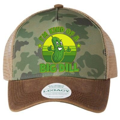 Funny Pickle I'm Kind Of A Big Dill Legacy Tie Dye Trucker Hat