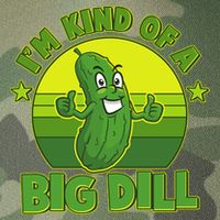 Funny Pickle I'm Kind Of A Big Dill Legacy Tie Dye Trucker Hat