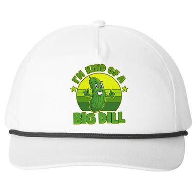 Funny Pickle I'm Kind Of A Big Dill Snapback Five-Panel Rope Hat