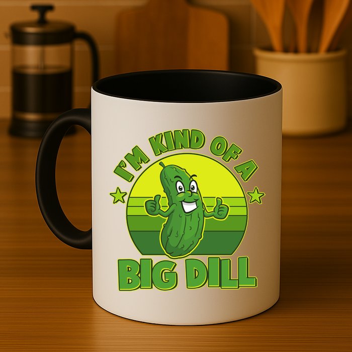 Funny Pickle I'm Kind Of A Big Dill Mug