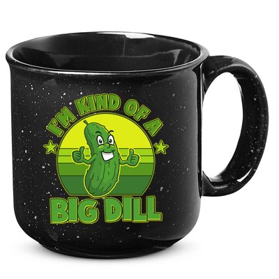 Funny Pickle I'm Kind Of A Big Dill 15oz Campfire Ceramic Mug