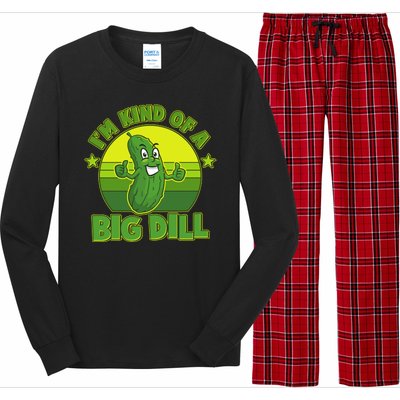 Funny Pickle I'm Kind Of A Big Dill Long Sleeve Pajama Set