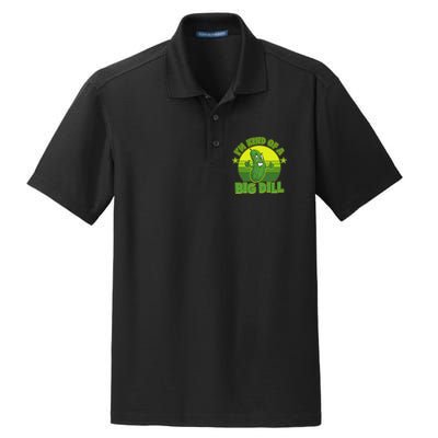 Funny Pickle I'm Kind Of A Big Dill Dry Zone Grid Polo