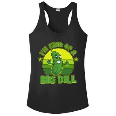 Funny Pickle I'm Kind Of A Big Dill Ladies PosiCharge Competitor Racerback Tank
