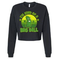 Funny Pickle I'm Kind Of A Big Dill Cropped Pullover Crew