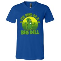 Funny Pickle I'm Kind Of A Big Dill V-Neck T-Shirt