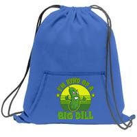 Funny Pickle I'm Kind Of A Big Dill Sweatshirt Cinch Pack Bag