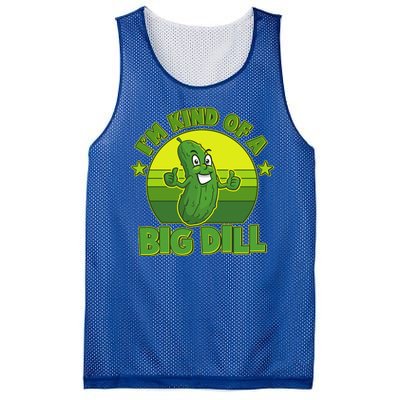 Funny Pickle I'm Kind Of A Big Dill Mesh Reversible Basketball Jersey Tank