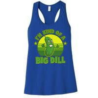 Funny Pickle I'm Kind Of A Big Dill Women's Racerback Tank